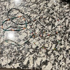 Colorful Beaded Necklaces Set